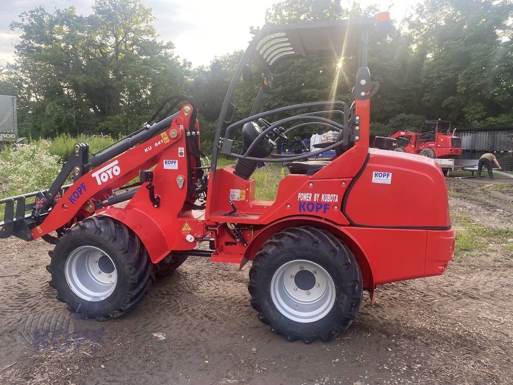 Radlader typu Toyo 841 Bügel Stage V 310cmHubmast Kubota-Motor, Neumaschine w Schutterzell (Zdjęcie 8)