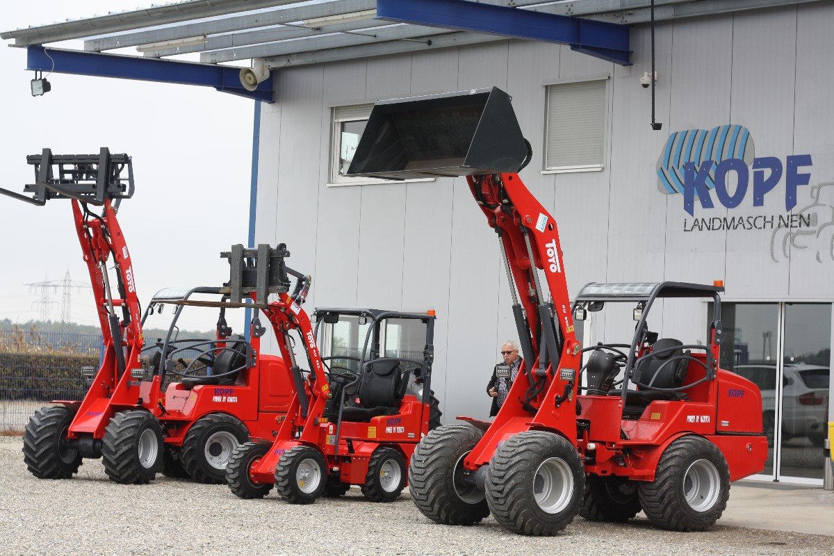 Radlader tip Toyo 841 Bügel Stage V 310cmHubmast Kubota-Motor, Neumaschine in Schutterzell (Poză 3)