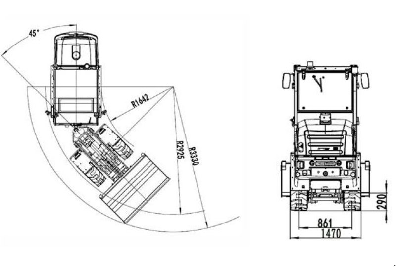 Radlader типа Toyo 851 Kabine Stage V NEU, Neumaschine в Schutterzell (Фотография 4)