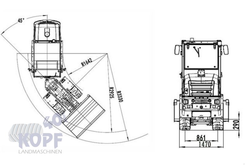 Radlader tipa Toyo 851 Kabine Stage V NEU, Neumaschine u Schutterzell (Slika 4)