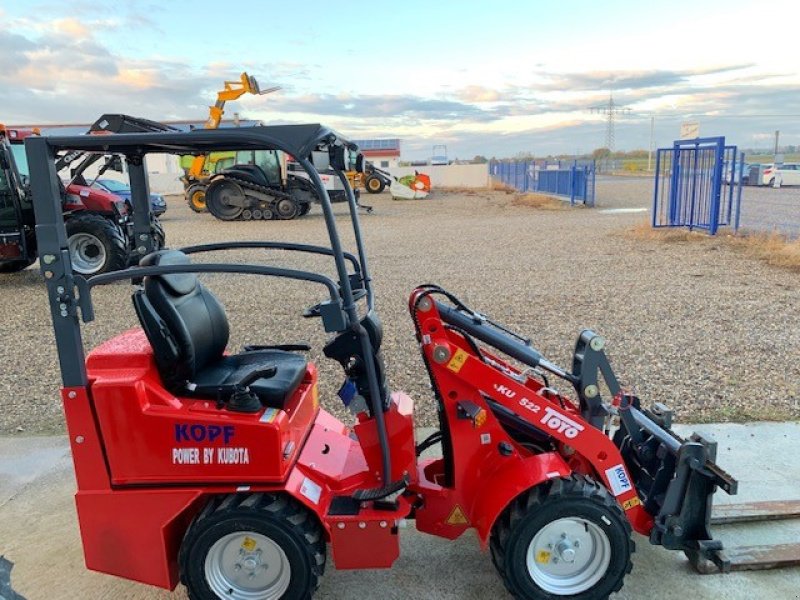 Radlader typu Toyo Mini 522 II mit Wetterschutz - KUBOTA Motor, Neumaschine v Schutterzell (Obrázok 3)