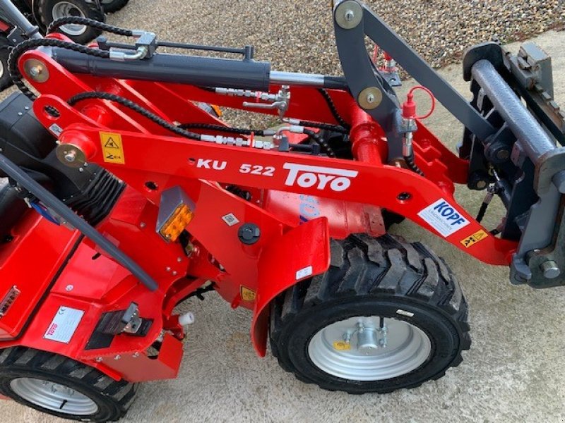 Radlader Türe ait Toyo Mini 522 II mit Wetterschutz - KUBOTA Motor, Neumaschine içinde Schutterzell (resim 8)