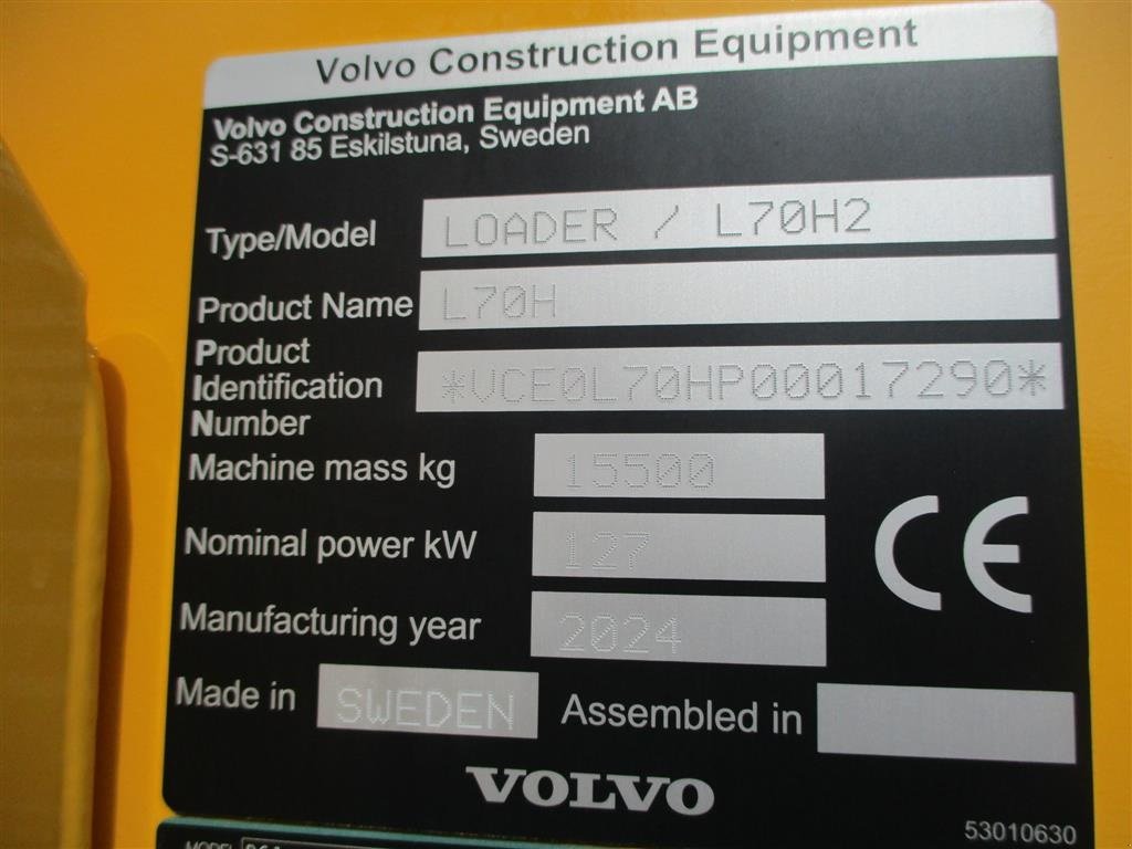 Radlader του τύπου Volvo L 70 H 2, AGRICULTURE DK-maskine, Co-Pilot & med 750mm Michelin MEGA X BIB hjul., Gebrauchtmaschine σε Lintrup (Φωτογραφία 3)