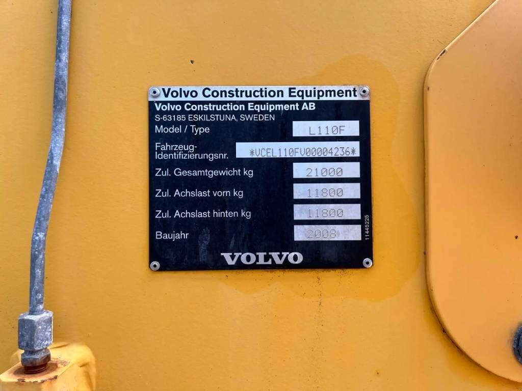 Radlader typu Volvo L110F, Gebrauchtmaschine v Venlo (Obrázek 9)