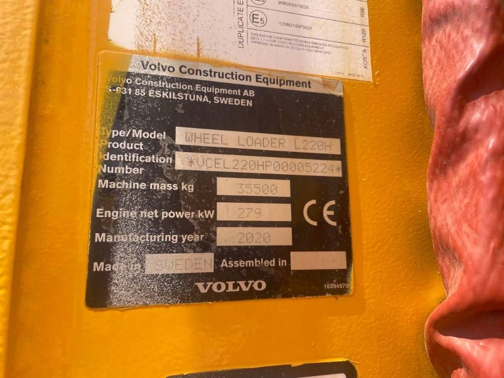 Radlader za tip Volvo L220H, Gebrauchtmaschine u Venlo (Slika 3)