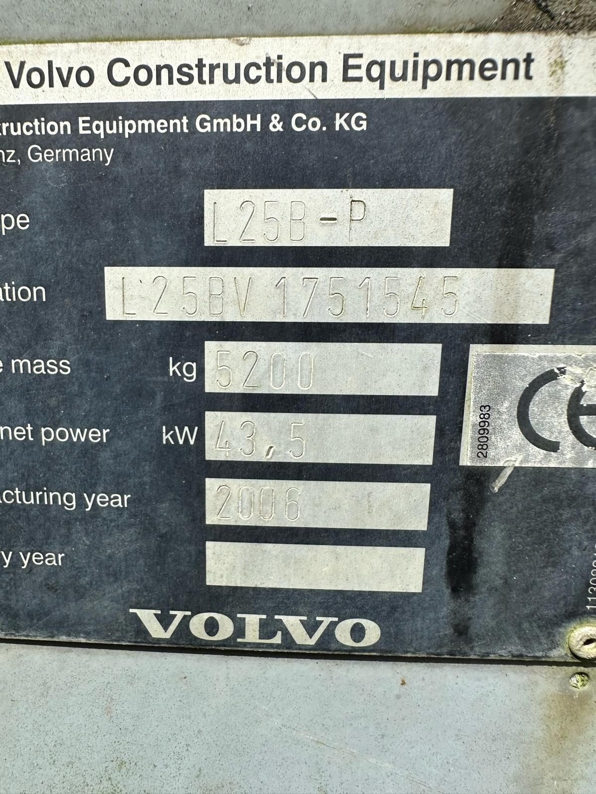 Radlader типа Volvo L25, Gebrauchtmaschine в Kudelstaart (Фотография 11)