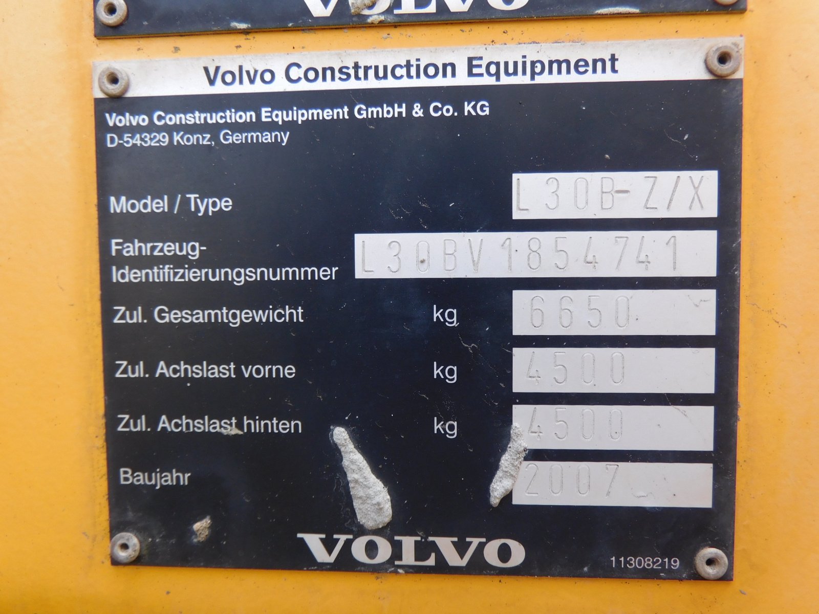 Radlader tip Volvo L30 B Z/X pro Radlader inkl. Palettengabel + Klappschaufel 0,9 m³, Gebrauchtmaschine in Wagenfeld (Poză 17)