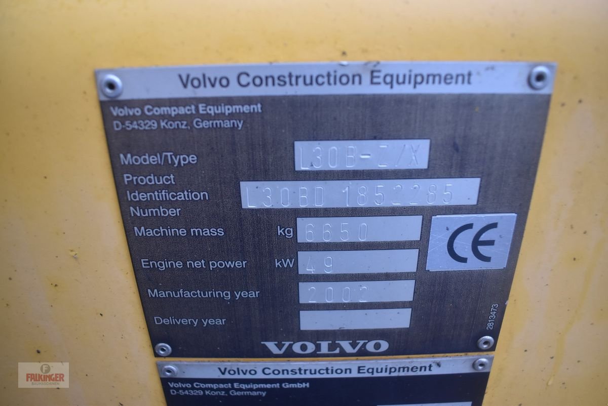 Radlader za tip Volvo L30B-Z/X, Gebrauchtmaschine u Putzleinsdorf (Slika 12)