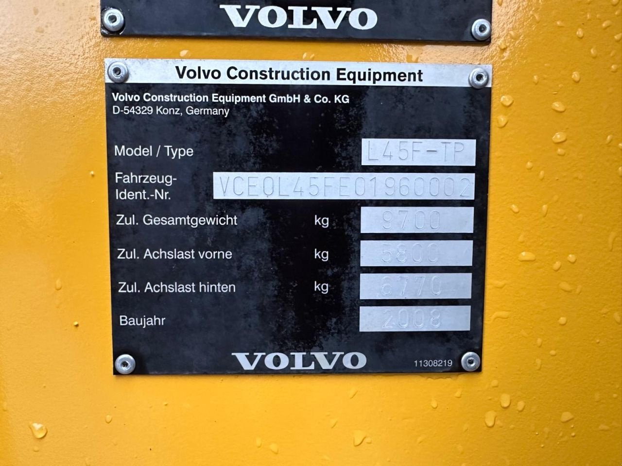 Radlader typu Volvo L45F, Gebrauchtmaschine w Oirschot (Zdjęcie 11)