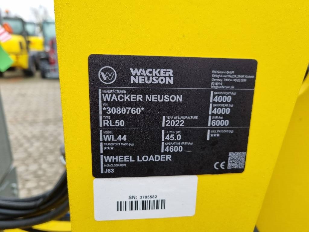 Radlader tip Wacker Neuson WL60, Gebrauchtmaschine in Vojens (Poză 4)