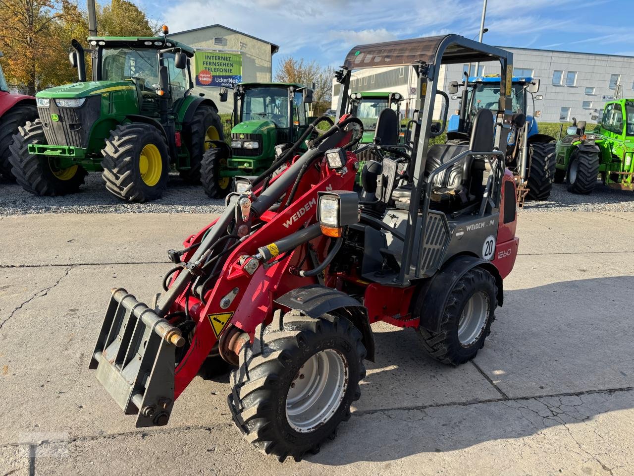 Radlader of the type Weidemann  1260, Gebrauchtmaschine in Prenzlau (Picture 7)