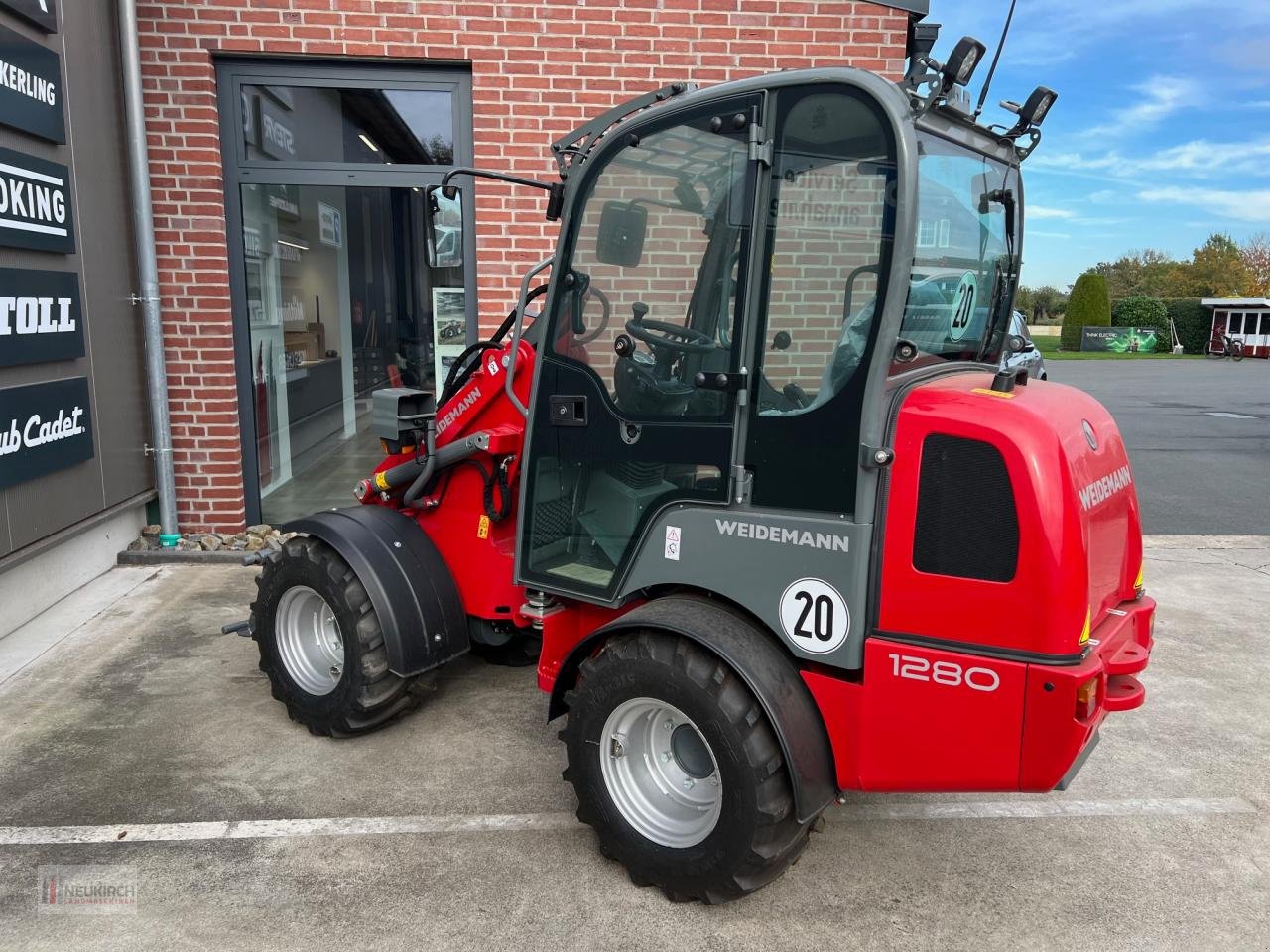 Radlader van het type Weidemann  1280, Neumaschine in Delbrück-Westenholz (Foto 4)