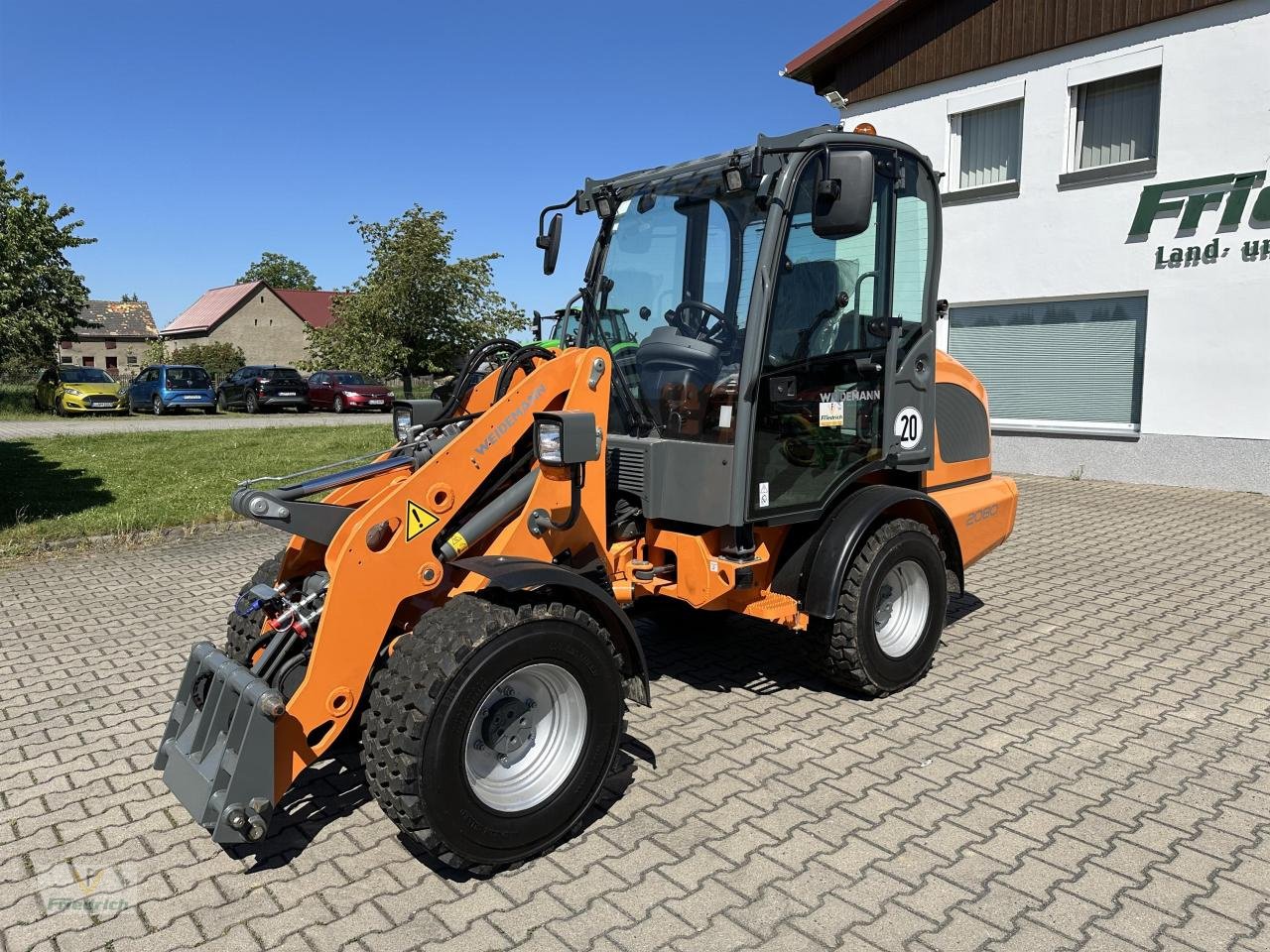 Radlader tip Weidemann  2080  (orange), Neumaschine in Bad Lausick (Poză 2)