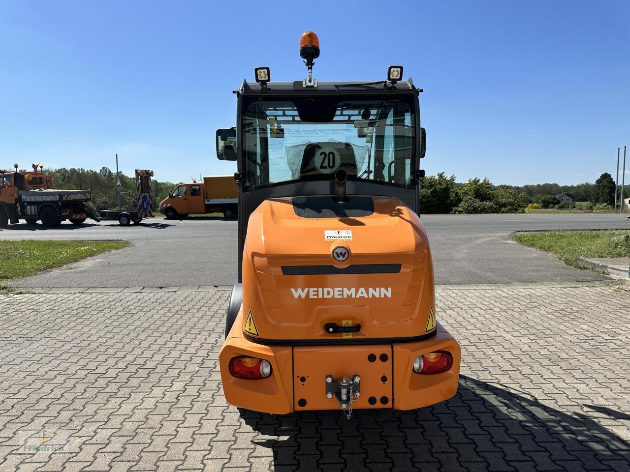 Radlader typu Weidemann  2080  (orange), Neumaschine v Bad Lausick (Obrázek 3)