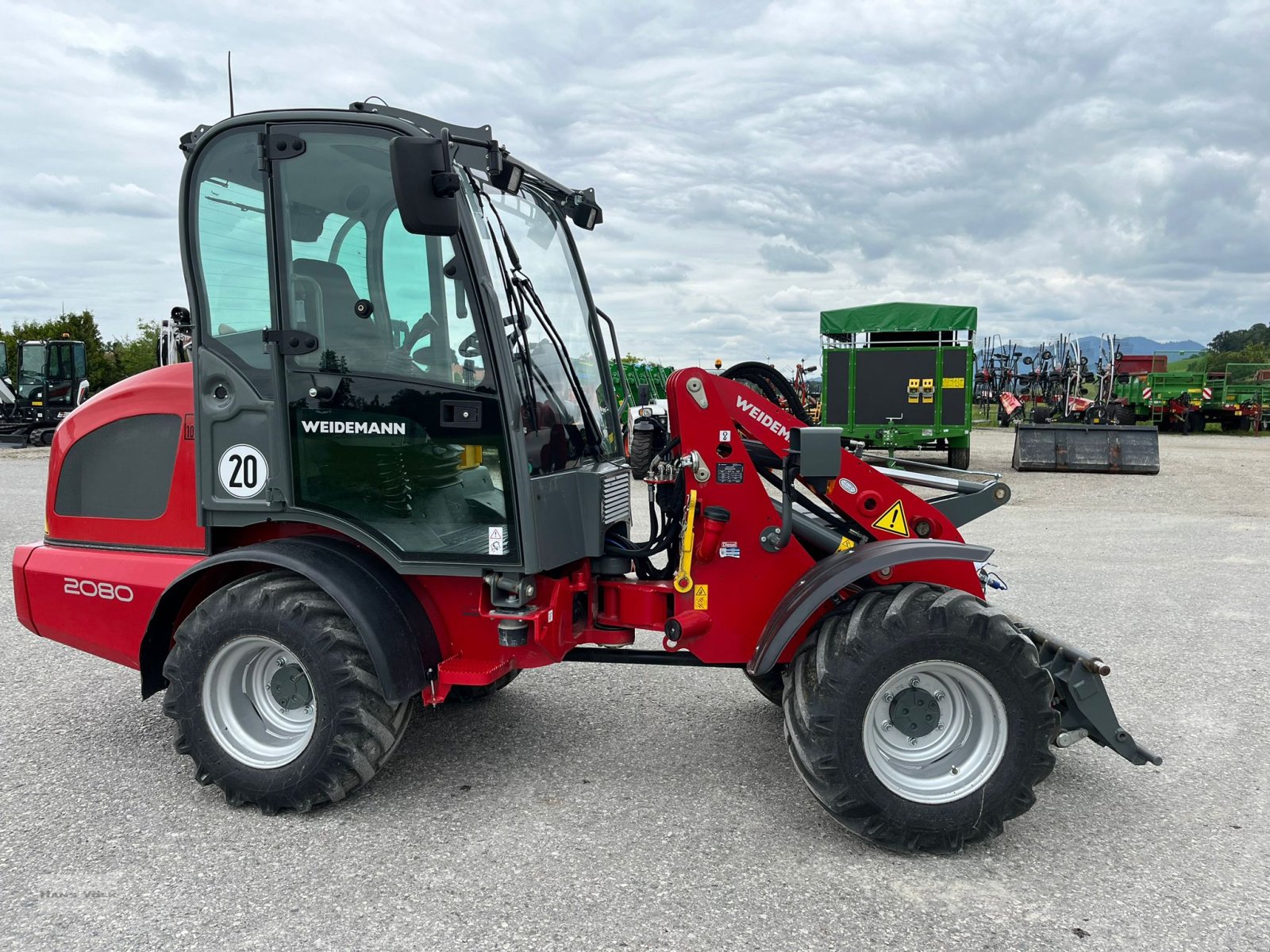 Radlader des Typs Weidemann  2080, Gebrauchtmaschine in Antdorf (Bild 5)