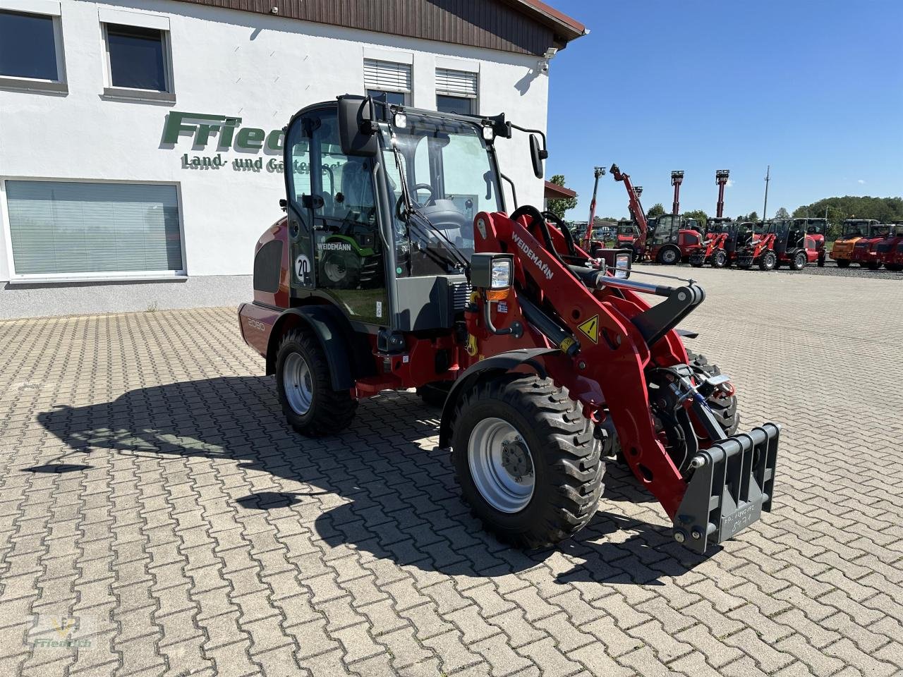 Radlader van het type Weidemann  2080, Neumaschine in Bad Lausick (Foto 1)