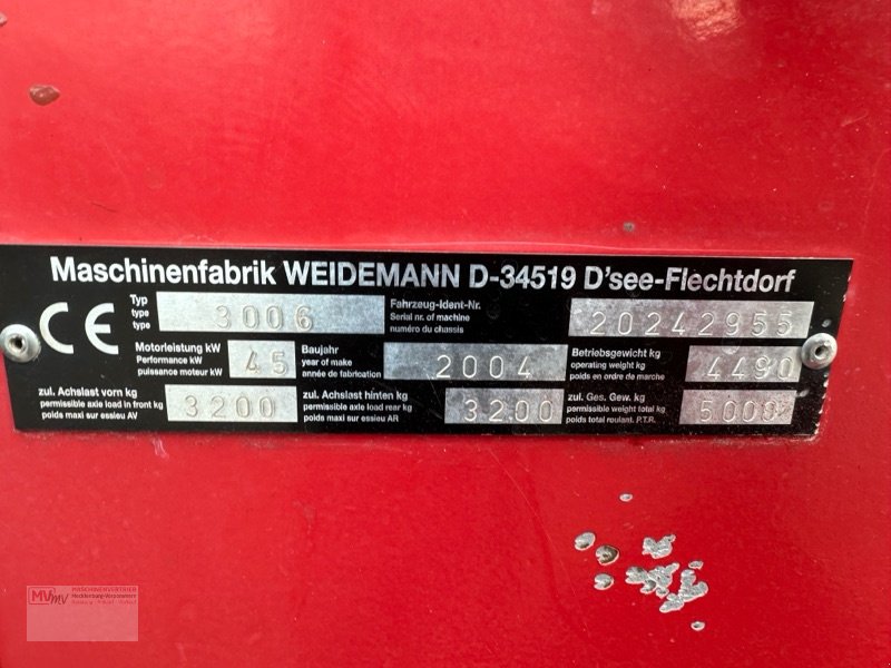 Radlader του τύπου Weidemann  3006, Gebrauchtmaschine σε Neubrandenburg (Φωτογραφία 13)