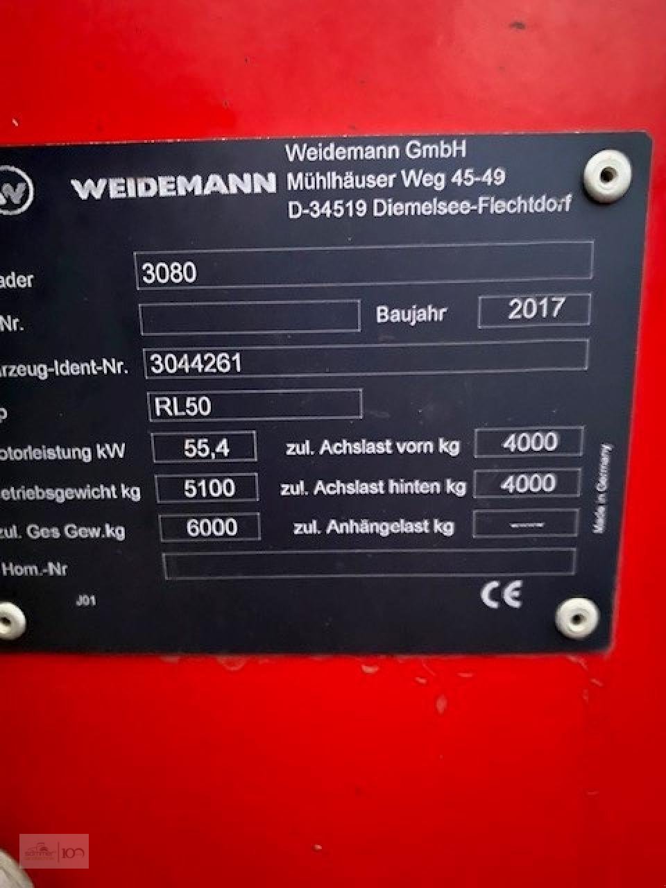 Radlader типа Weidemann  3080, Gebrauchtmaschine в Eslohe–Bremke (Фотография 8)