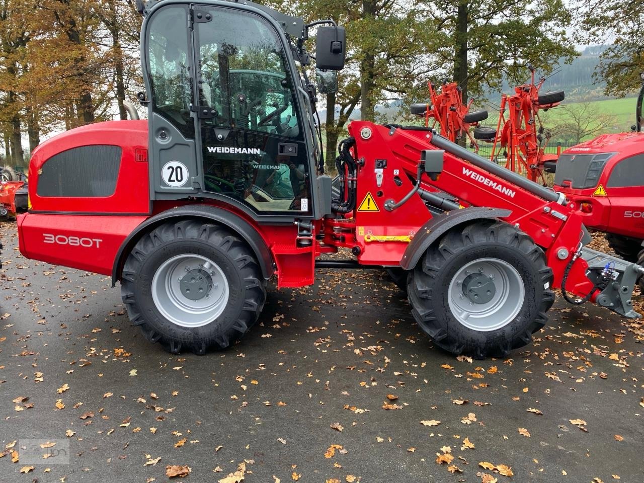 Radlader of the type Weidemann  3080T, Neumaschine in Eslohe–Bremke (Picture 1)