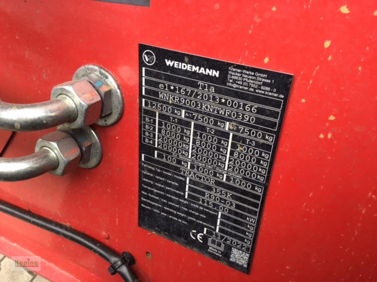 Radlader typu Weidemann  9580T, Gebrauchtmaschine v Bakum (Obrázok 13)