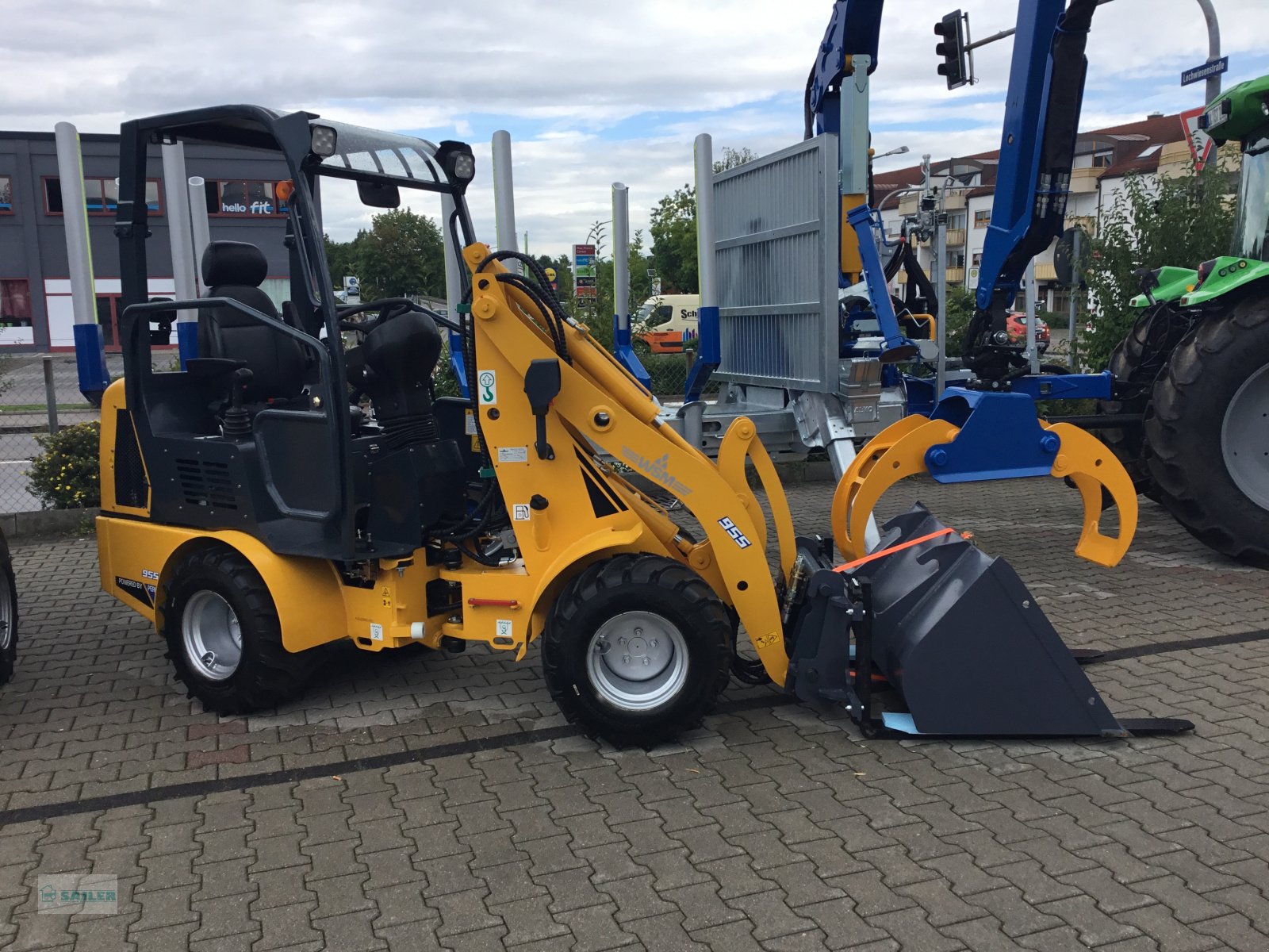 Radlader tip WSM 955 Hoflader Kompaktlader mit Schaufel, Neumaschine in Landsberg (Poză 8)