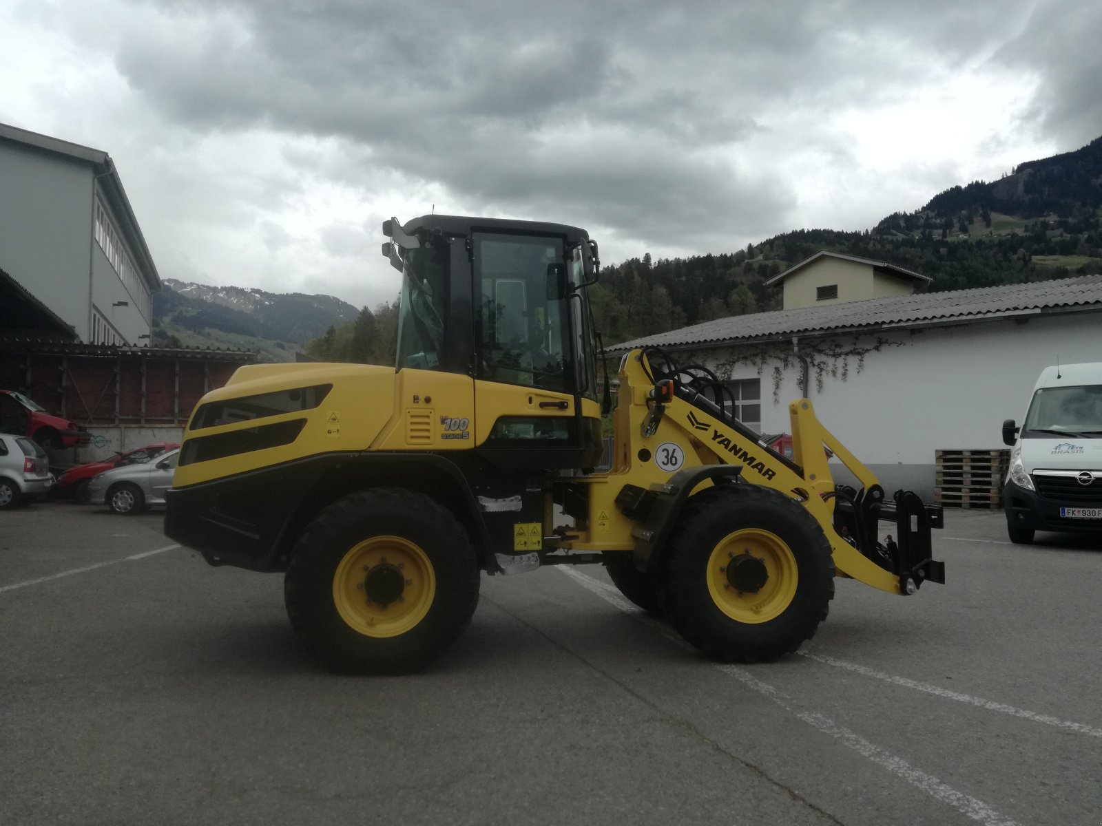 Radlader des Typs Yanmar V 100, Gebrauchtmaschine in Ludesch (Bild 4)