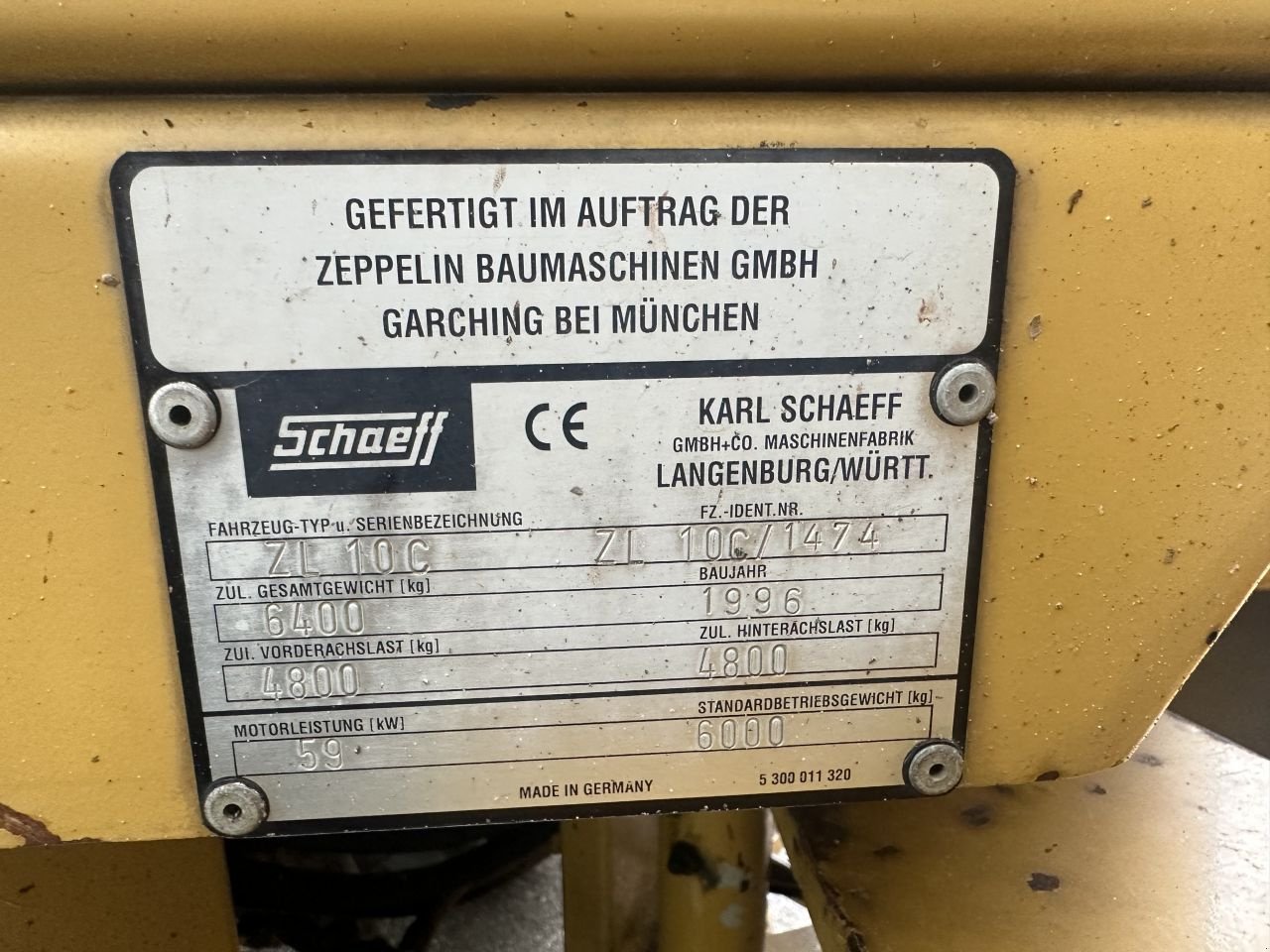 Radlader za tip Zeppelin ZL10C, Gebrauchtmaschine u Rossum (Slika 5)