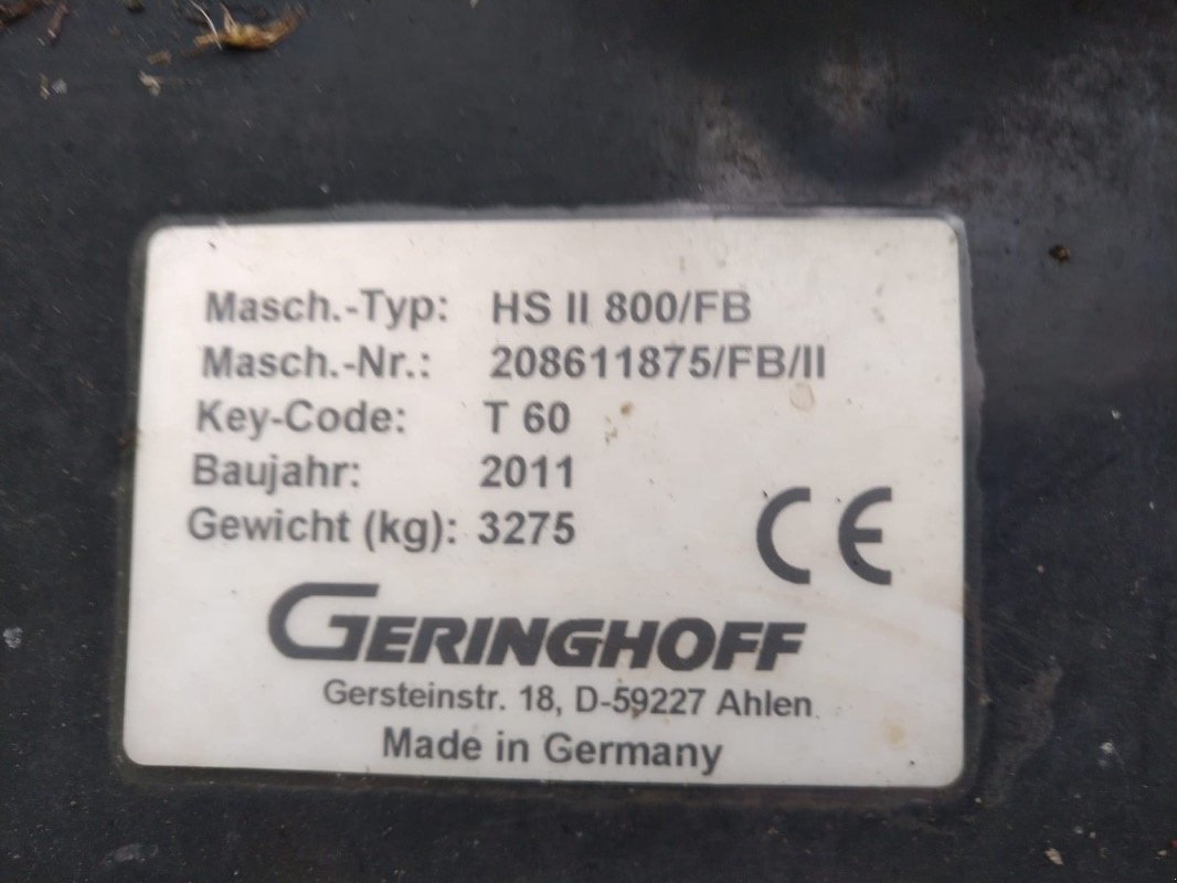 Rapsschneidwerk Türe ait Geringhoff Horizon Star II 800FB, Gebrauchtmaschine içinde Liebenwalde (resim 12)