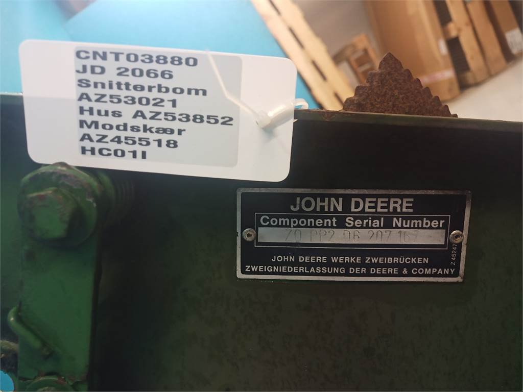 Rapsschneidwerk Türe ait John Deere 2066, Gebrauchtmaschine içinde Hemmet (resim 12)