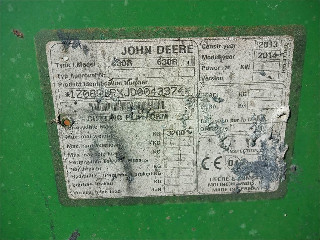 Rapsschneidwerk του τύπου John Deere 30, Gebrauchtmaschine σε Hemmet (Φωτογραφία 5)