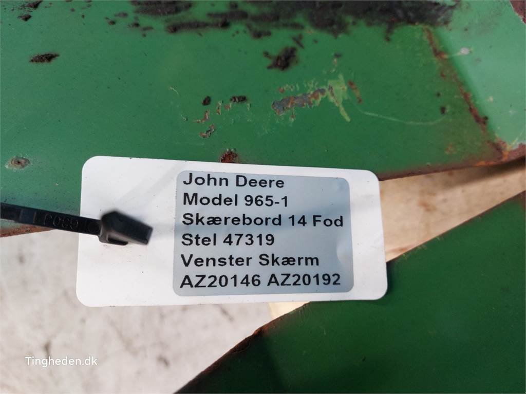 Rapsschneidwerk типа John Deere 965, Gebrauchtmaschine в Hemmet (Фотография 2)