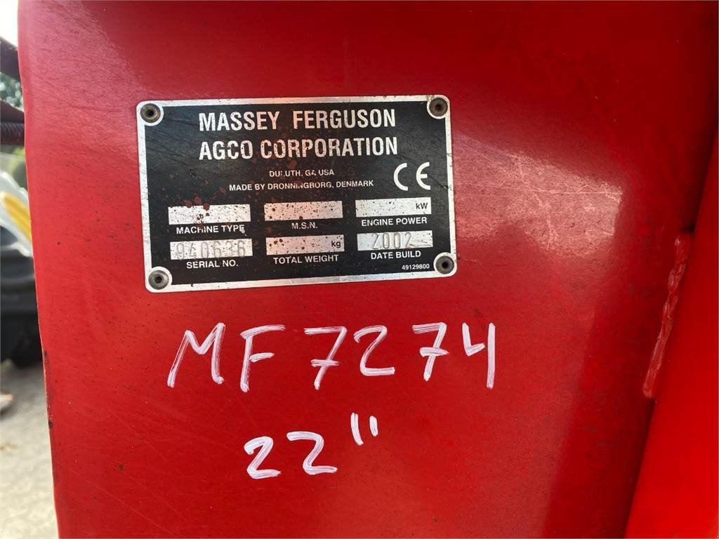 Rapsschneidwerk tipa Massey Ferguson 22 Powerflow, Gebrauchtmaschine u Hemmet (Slika 11)