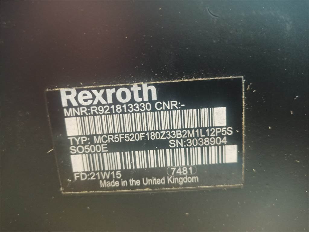 Rapsschneidwerk του τύπου Rexroth Hjulgear R921813330, Gebrauchtmaschine σε Hemmet (Φωτογραφία 13)