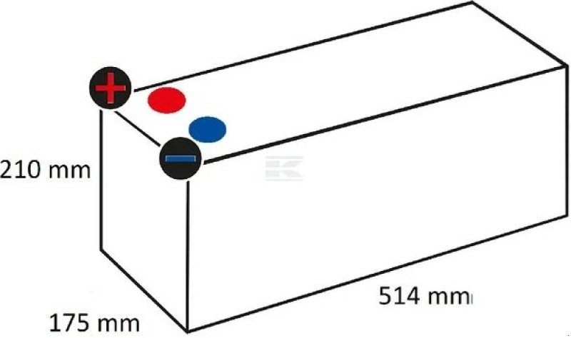 Rapstrennbalken typu Sonstige Batterie 12V 135Ah 1000A Kramp, Gebrauchtmaschine v HABSHEIM (Obrázek 2)