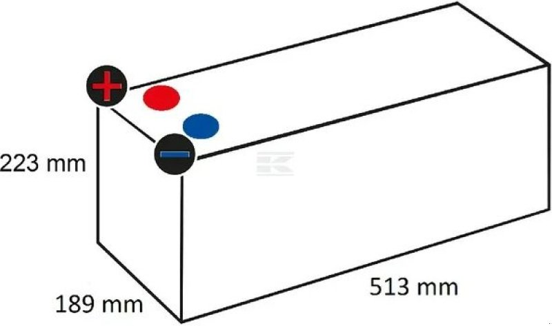 Rapstrennbalken typu Sonstige Batterie 12V 154Ah 1150A Kramp, Gebrauchtmaschine v HABSHEIM (Obrázek 2)