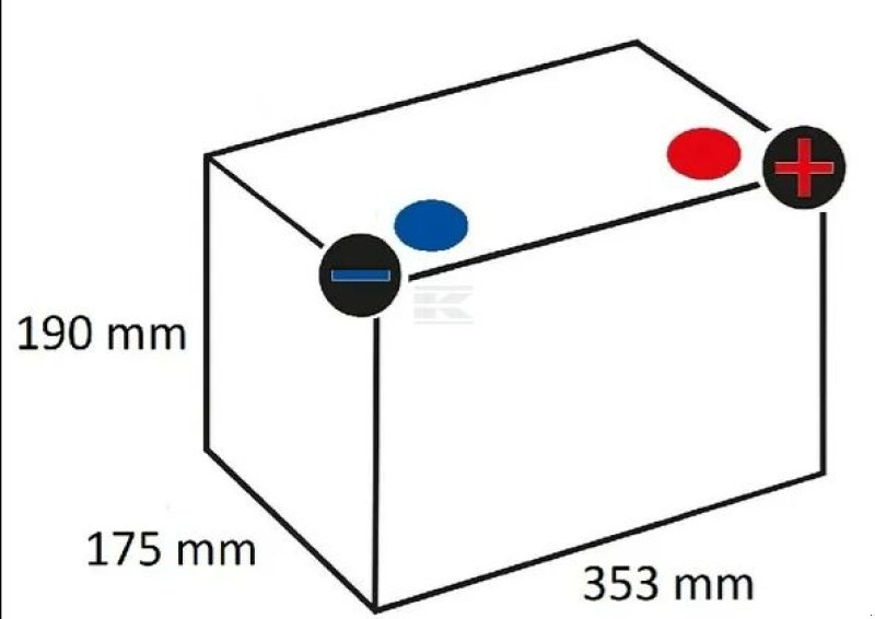 Rapstrennbalken del tipo Sonstige Batterie Kramp 12V 95Ah 800A, Gebrauchtmaschine en HABSHEIM (Imagen 2)