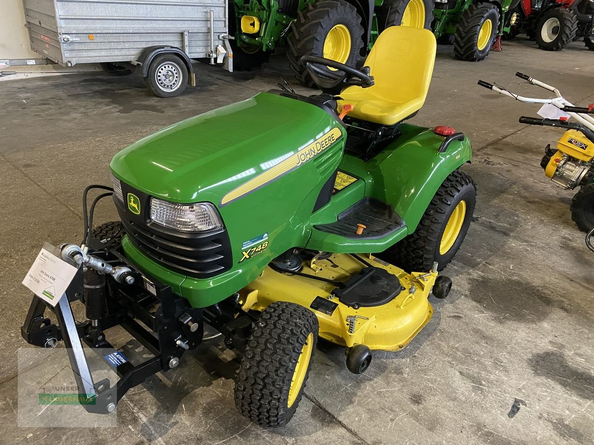 Rasenmäher Türe ait John Deere X 748, Gebrauchtmaschine içinde Wartberg (resim 2)