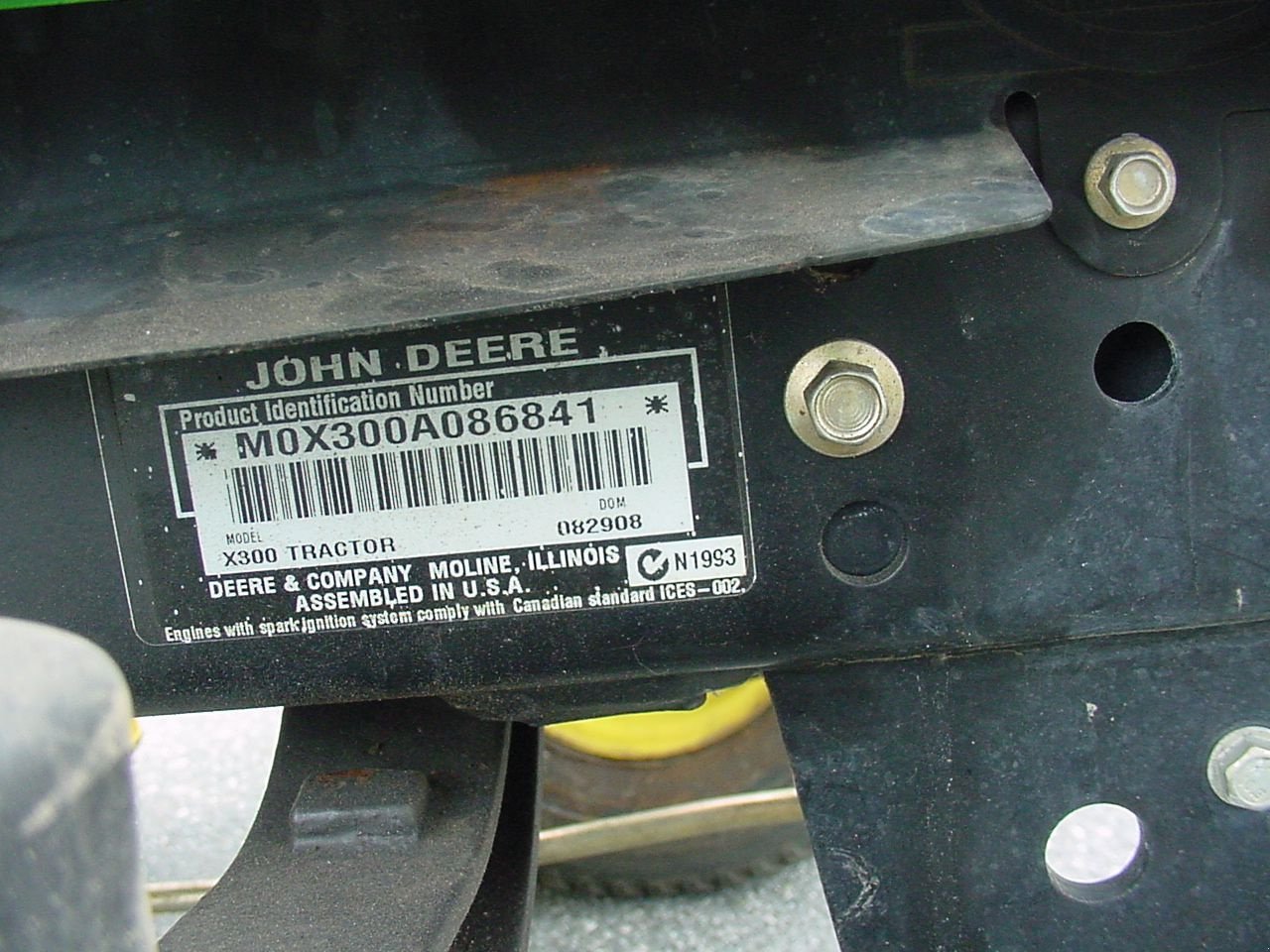 Rasenmäher typu John Deere X300, Gebrauchtmaschine w Wieringerwerf (Zdjęcie 4)