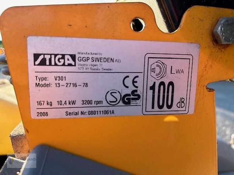 Rasenmäher del tipo Stiga V 301, Gebrauchtmaschine en Colmar-Berg (Imagen 7)