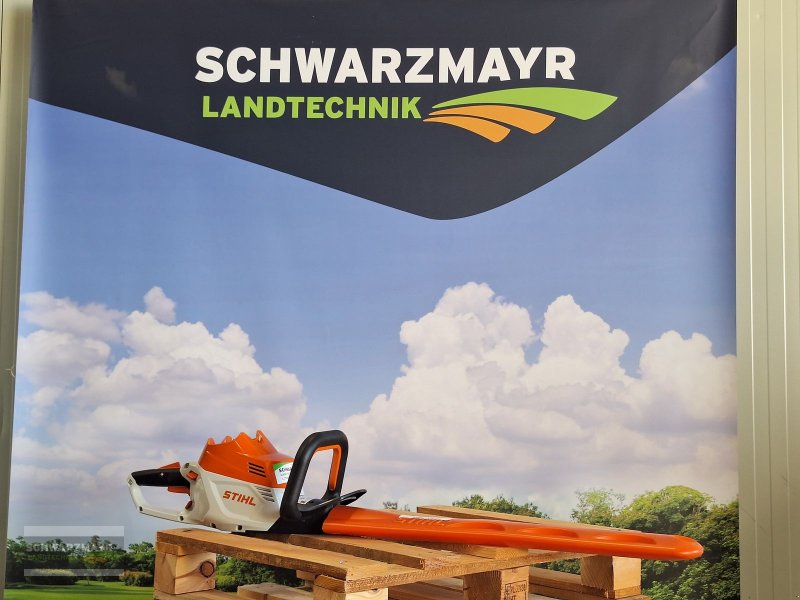 Rasenmäher del tipo Stihl Akku-Heckenschere HSA 100, Neumaschine en Aurolzmünster (Imagen 1)