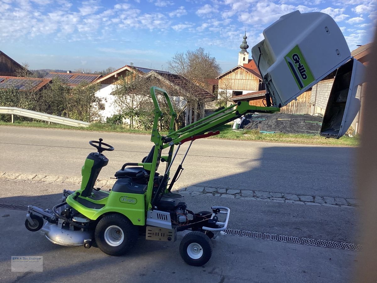 Rasentraktor del tipo Grillo FD450 mit Hochentleerung, Gebrauchtmaschine In Ainring (Immagine 5)