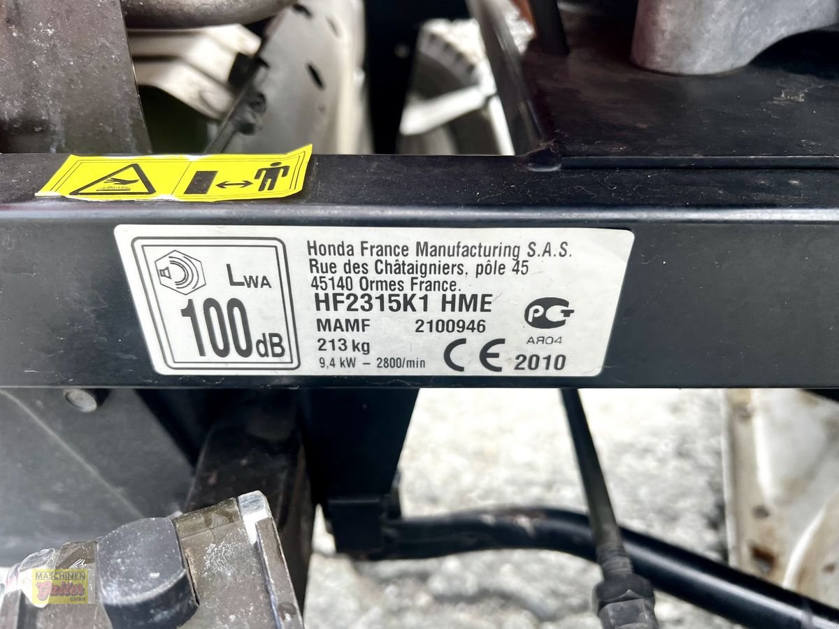 Rasentraktor tip Honda HF 2315 HME mit Baujahr 2010, Gebrauchtmaschine in Kötschach (Poză 14)