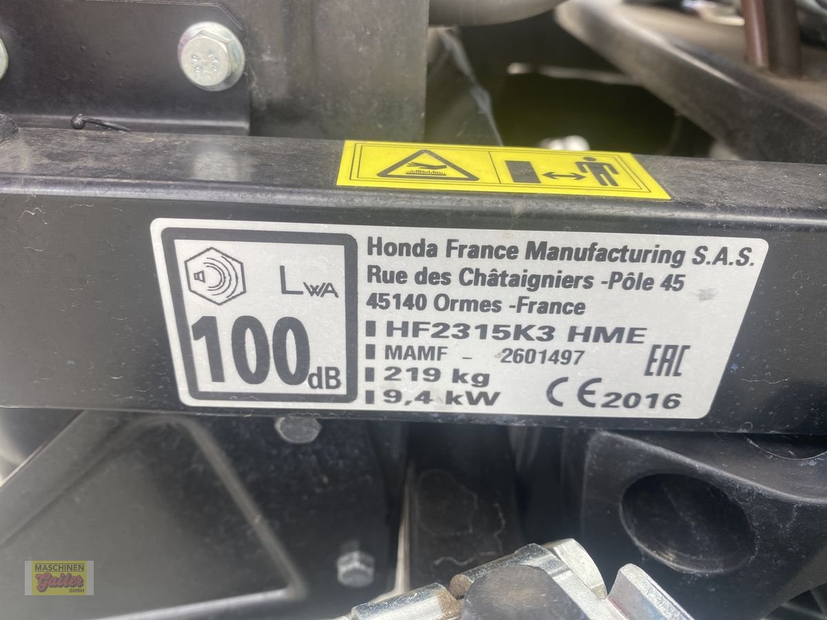 Rasentraktor typu Honda HF 2315K3 HME, Gebrauchtmaschine w Kötschach (Zdjęcie 18)