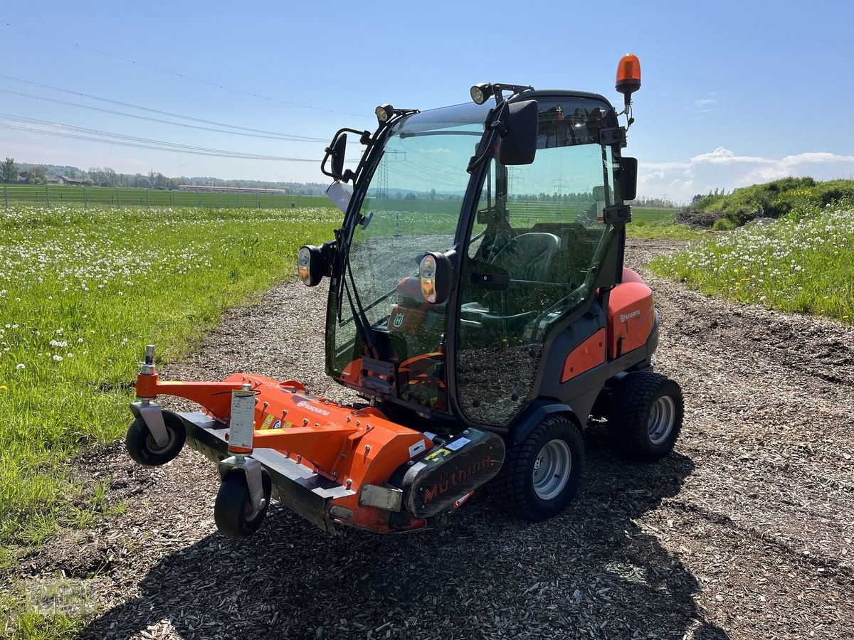 Rasentraktor tipa Husqvarna P 525 D mit Kabine und Schleglmäher, Gebrauchtmaschine u Burgkirchen (Slika 2)