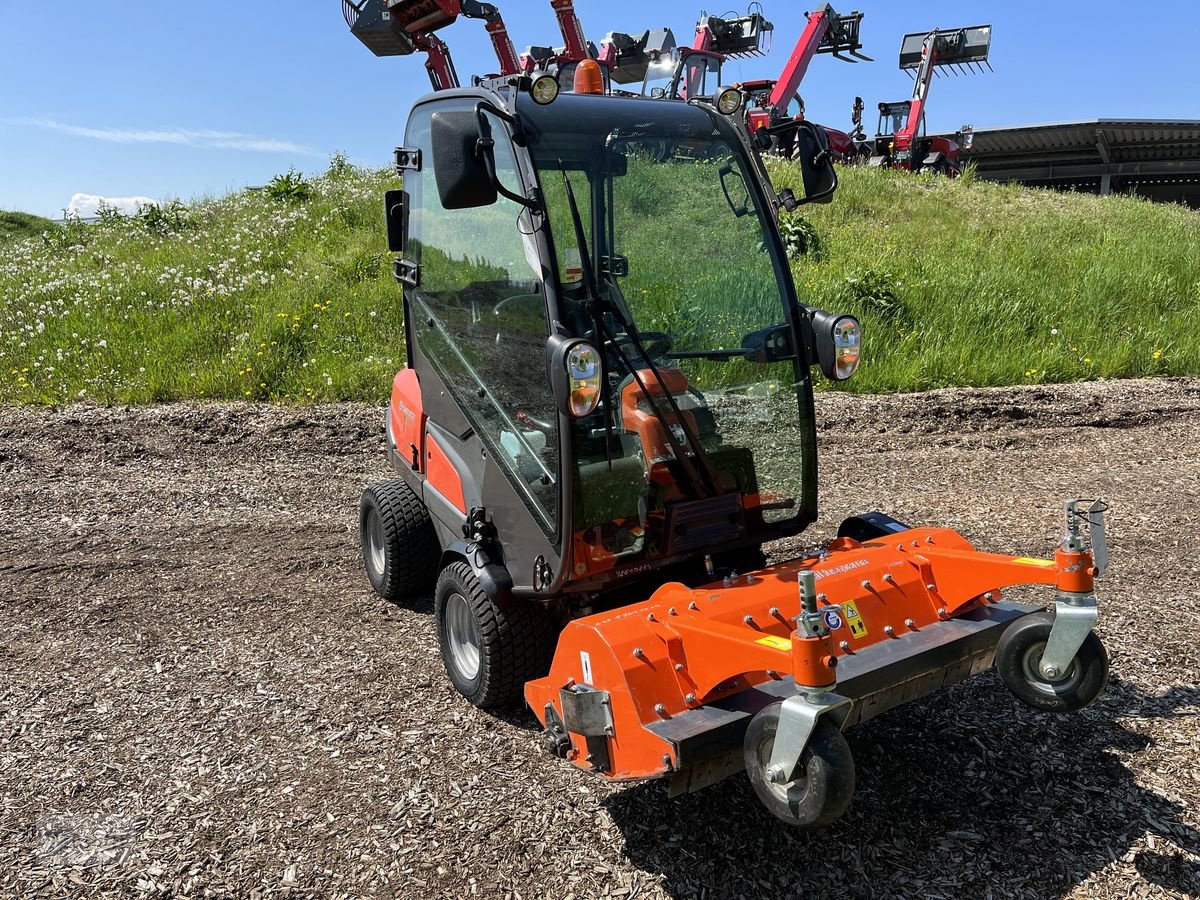 Rasentraktor Türe ait Husqvarna P 525 D mit Kabine und Schleglmäher, Gebrauchtmaschine içinde Burgkirchen (resim 1)