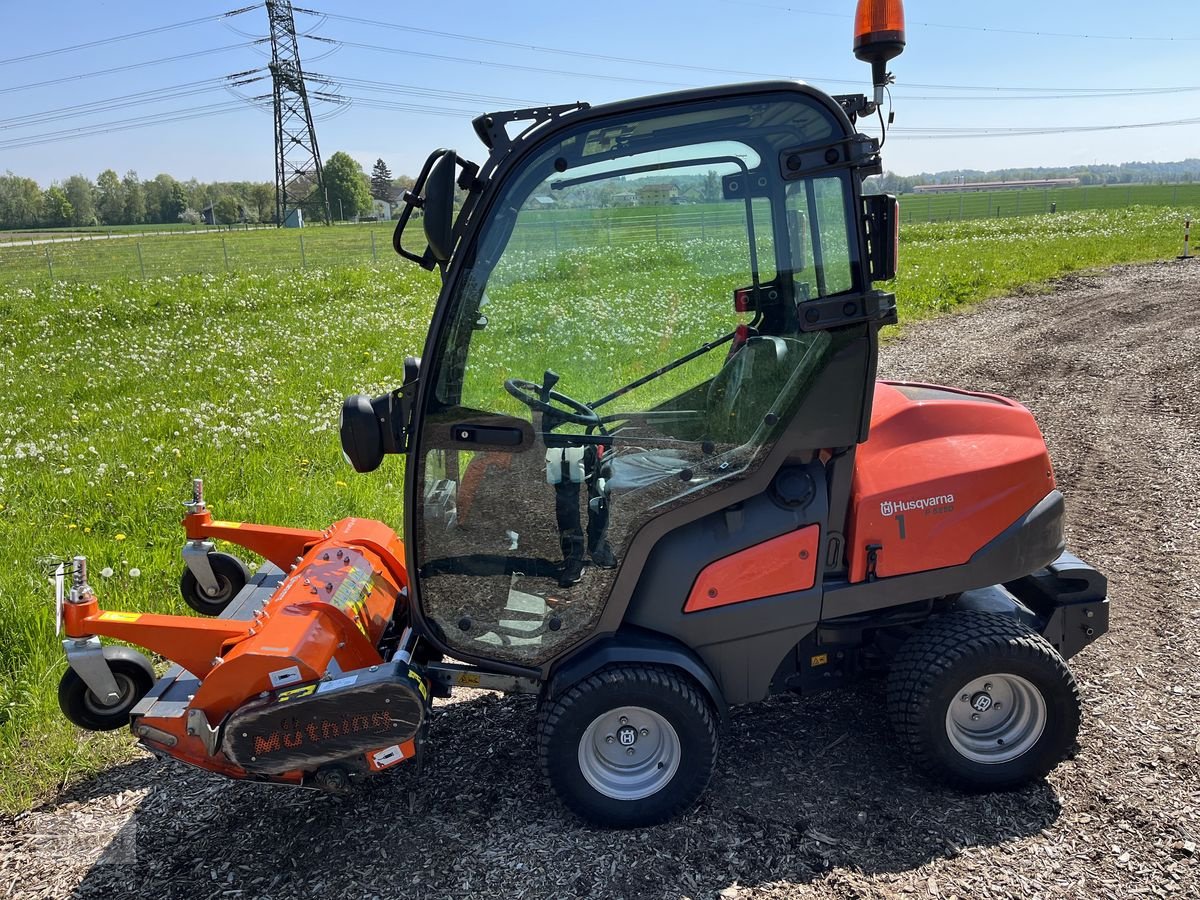 Rasentraktor typu Husqvarna P 525 D mit Kabine und Schleglmäher, Gebrauchtmaschine v Burgkirchen (Obrázek 10)