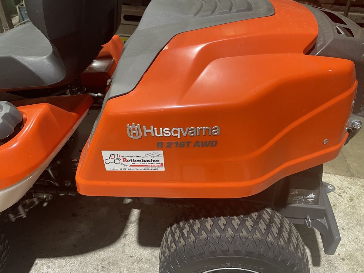 Rasentraktor del tipo Husqvarna R 216T AWD, Neumaschine en Adnet (Imagen 5)