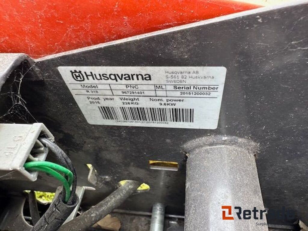 Rasentraktor типа Husqvarna R 318, Gebrauchtmaschine в Rødovre (Фотография 4)