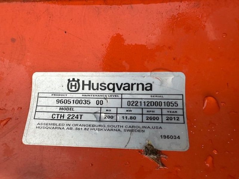 Rasentraktor a típus Husqvarna Rasentraktor CTH 224T 11,8kW, gebraucht, Gebrauchtmaschine ekkor: Tamsweg (Kép 10)