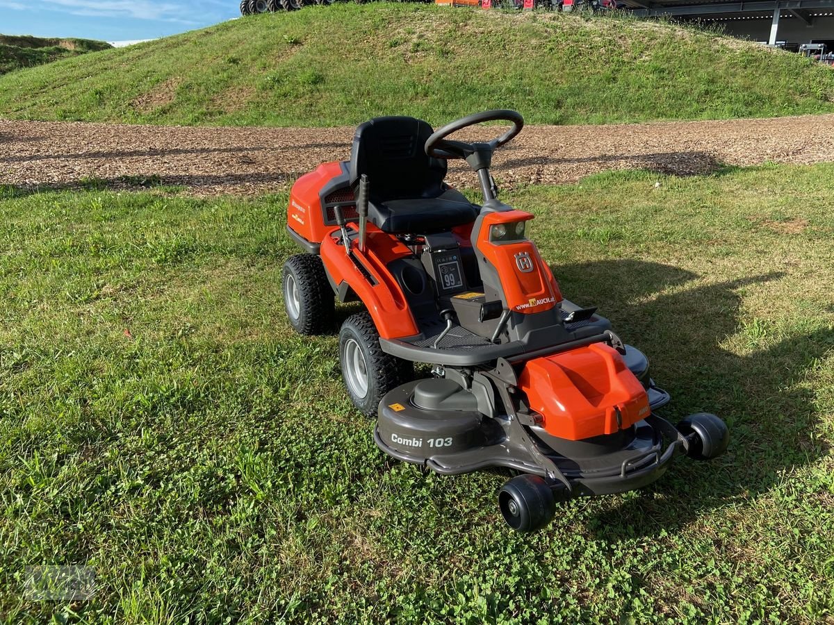 Rasentraktor typu Husqvarna Rider 216 T AWD 103cm & Schneeschild, Neumaschine w Burgkirchen (Zdjęcie 15)